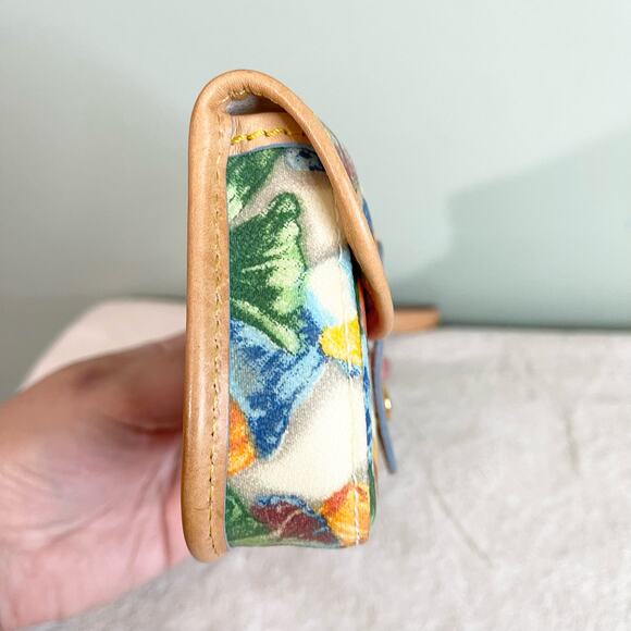 Dooney & Bourke Leather Small Snap Button Candy Wristlet - Picture 8 of 8